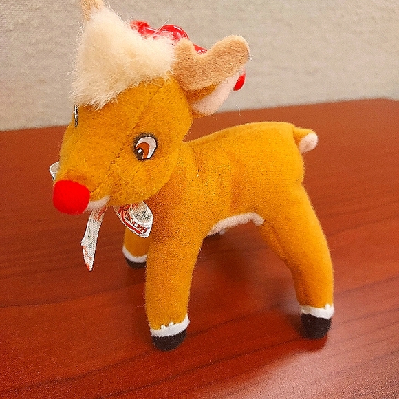 Rudolph the Red Nosed Reindeer Plush 1999 Christmas Animal Ornament Vintage - Picture 1 of 8
